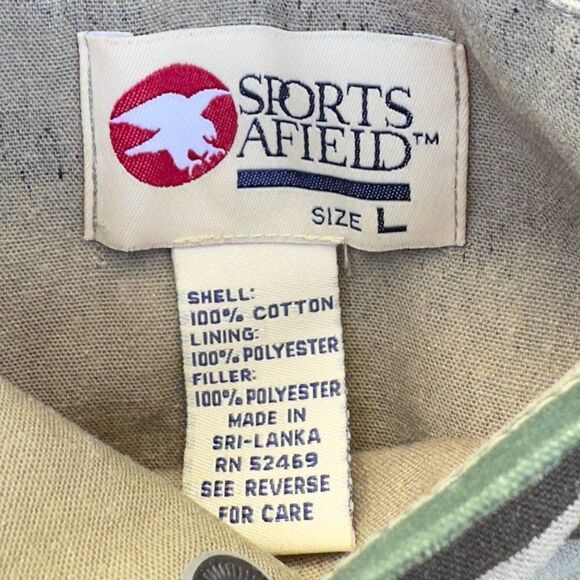 Sports Afield Vintage Camo Hunting Vest with Embroidered Deer Men's Large (L) - Picture 4 of 7